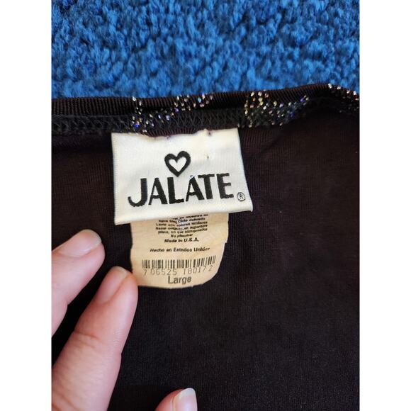 Y2k Jalate Women's Rhinestone Floral Low Cut Cardigan-Lg - Picture 6 of 7